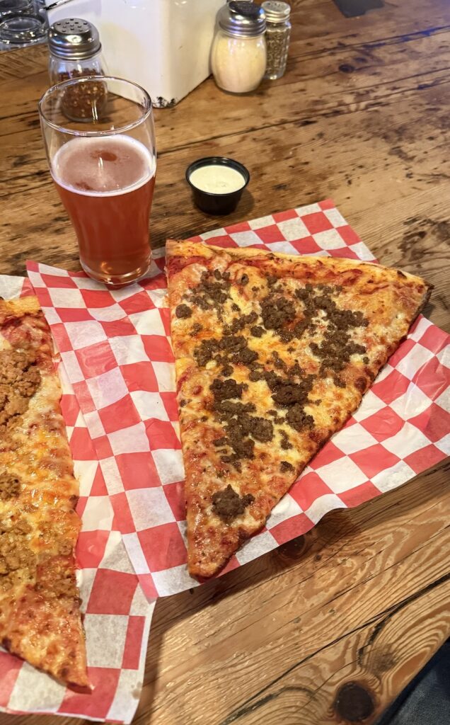 pizza and beer deal at Fat Sullys Atomic Cowboy