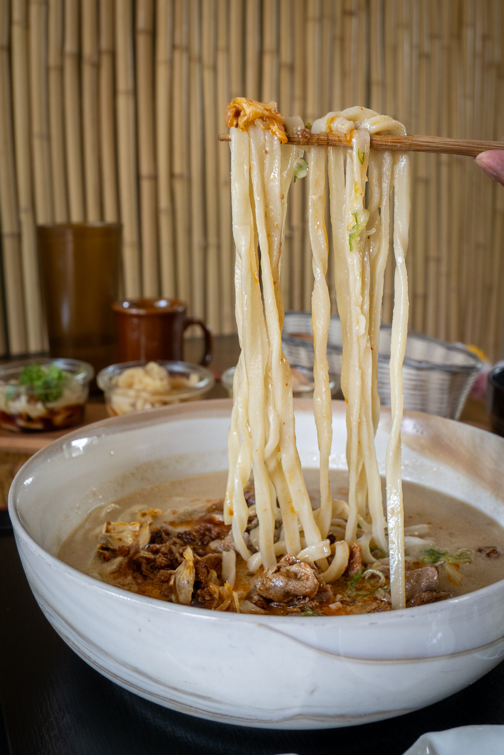 handmade udon noodles from Azuki in Seattle Washington